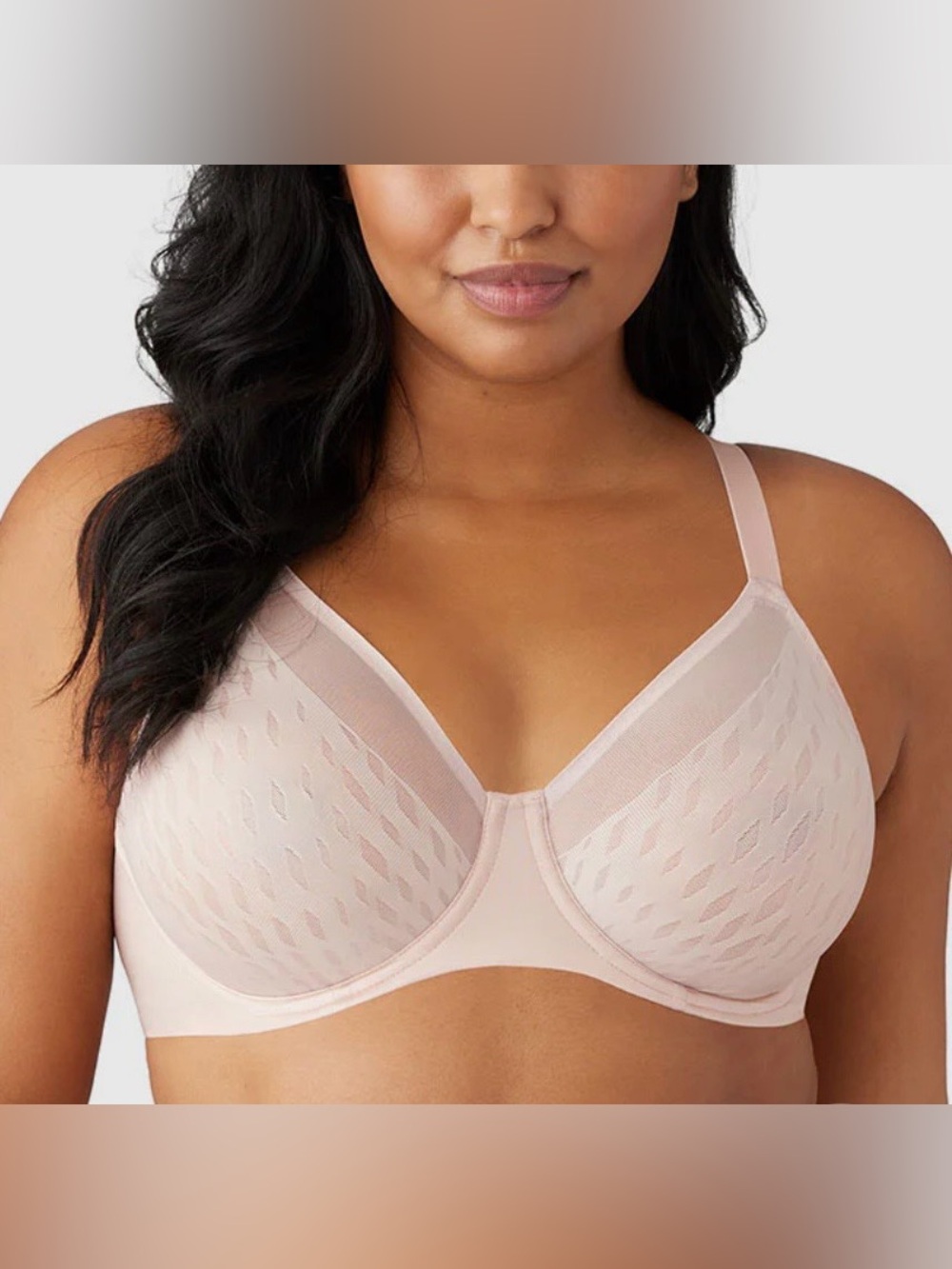 Wacoal Elevated Allure Underwire Bra Size 40DD Nude 855336 Unpadded Support